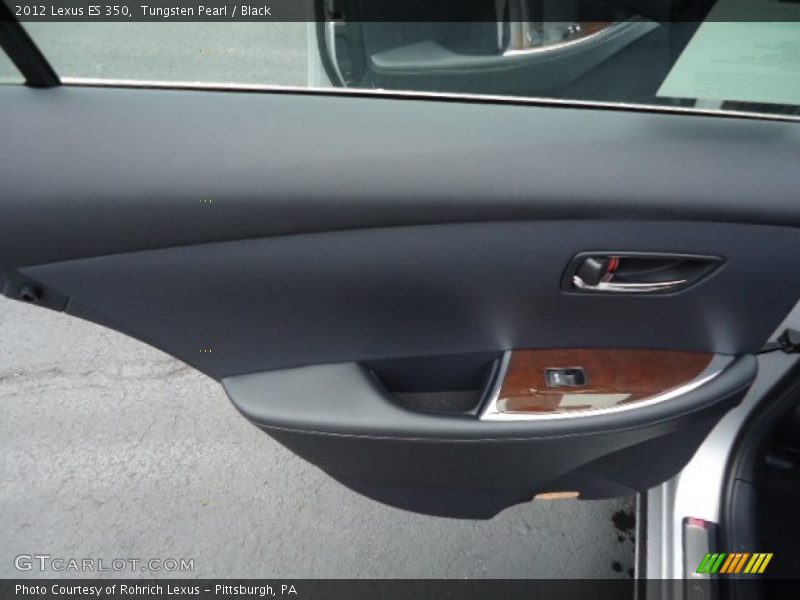 Tungsten Pearl / Black 2012 Lexus ES 350