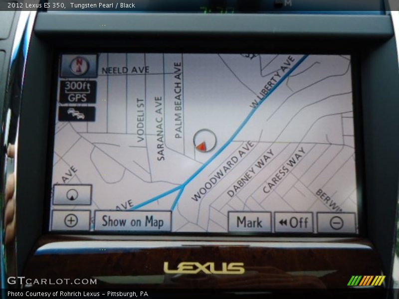 Tungsten Pearl / Black 2012 Lexus ES 350