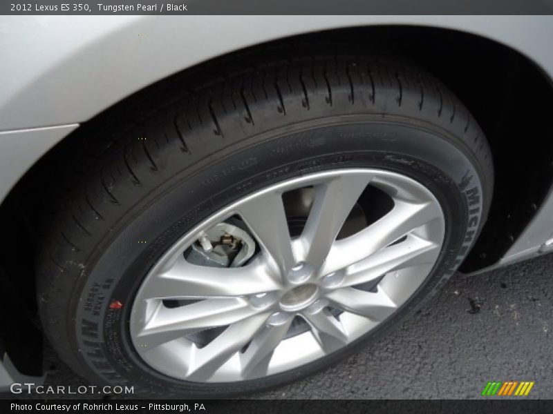 Tungsten Pearl / Black 2012 Lexus ES 350
