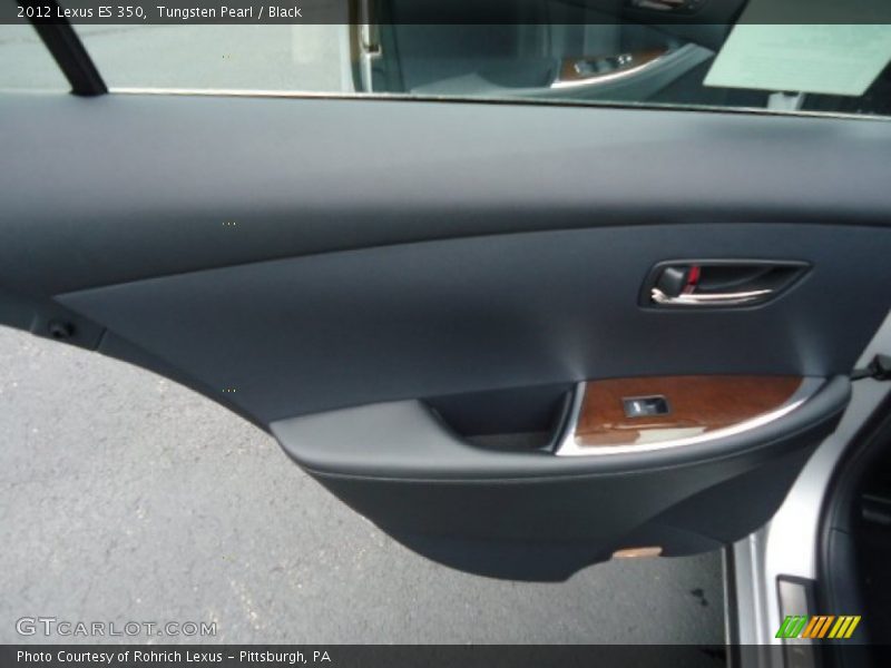 Tungsten Pearl / Black 2012 Lexus ES 350
