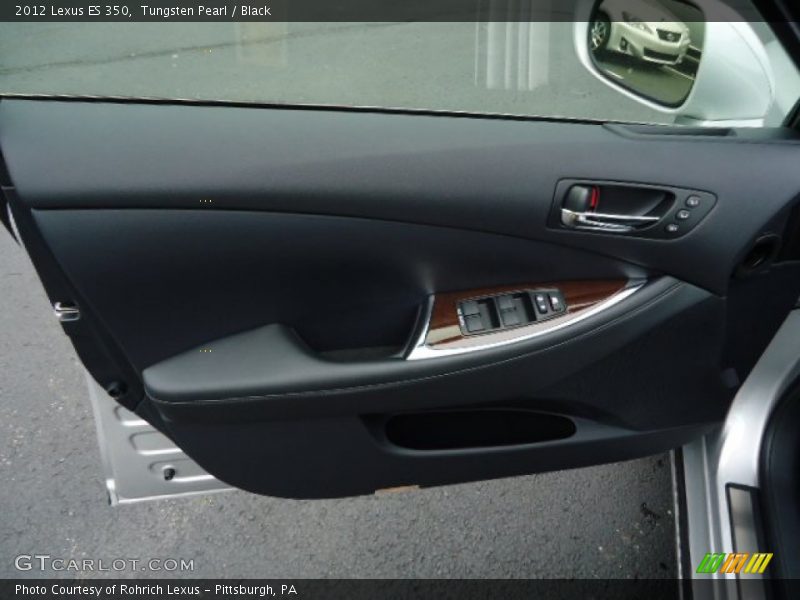 Tungsten Pearl / Black 2012 Lexus ES 350