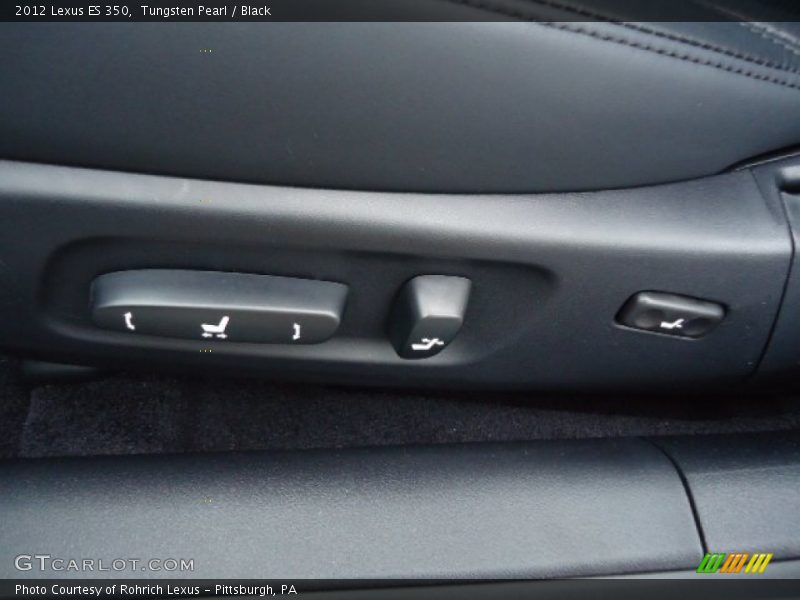 Tungsten Pearl / Black 2012 Lexus ES 350