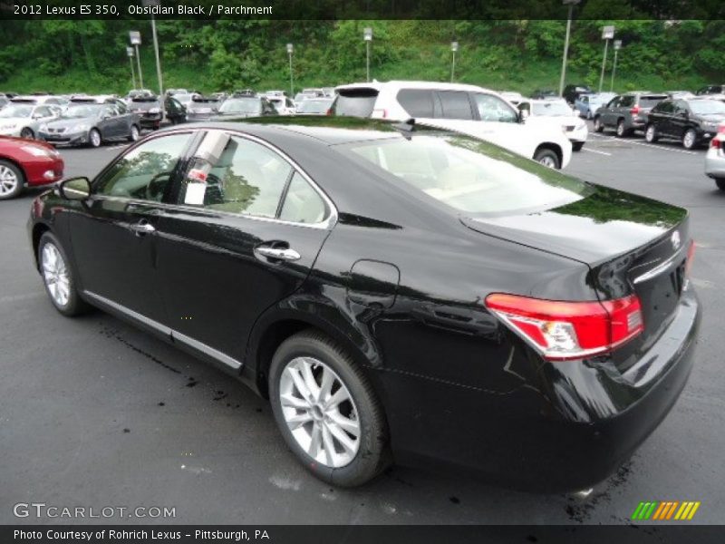 Obsidian Black / Parchment 2012 Lexus ES 350