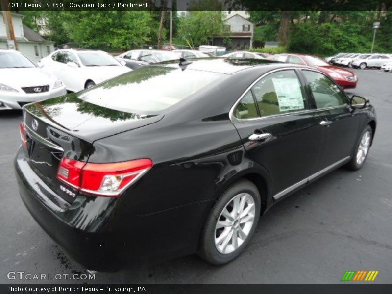 Obsidian Black / Parchment 2012 Lexus ES 350