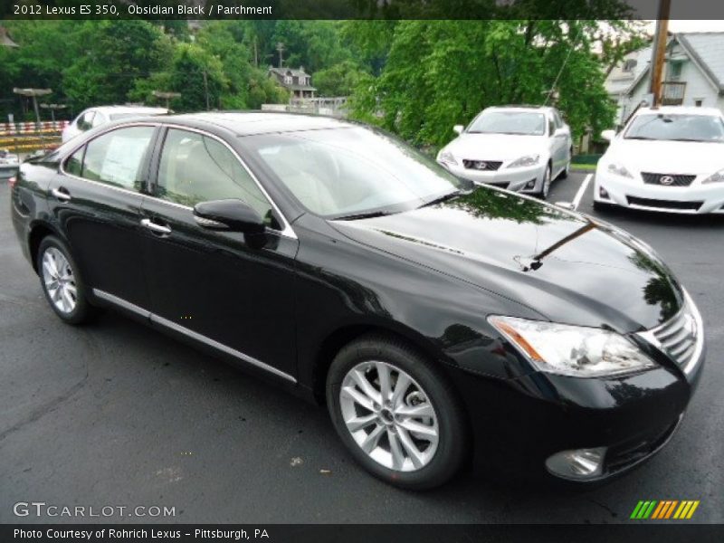 Obsidian Black / Parchment 2012 Lexus ES 350