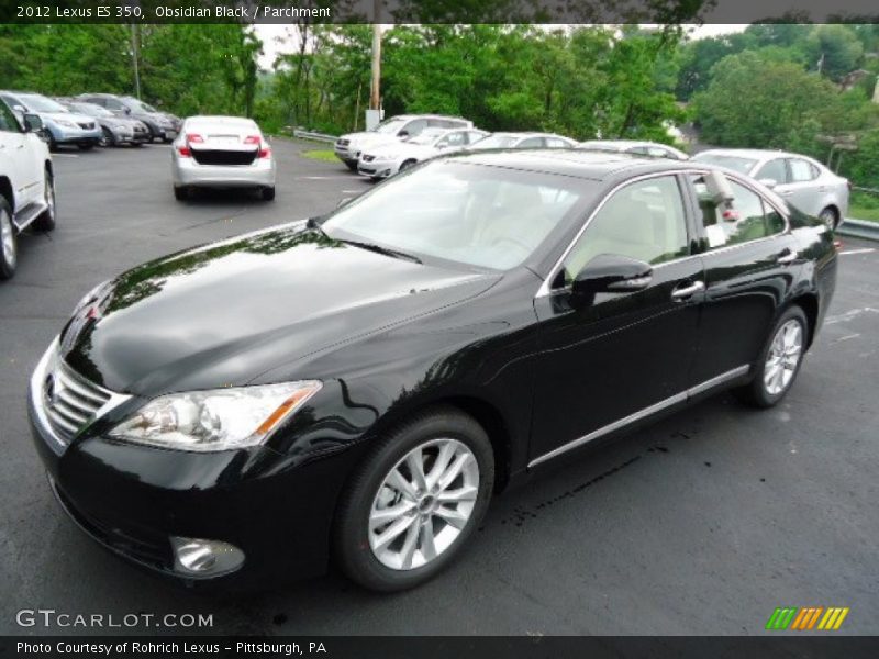 Obsidian Black / Parchment 2012 Lexus ES 350
