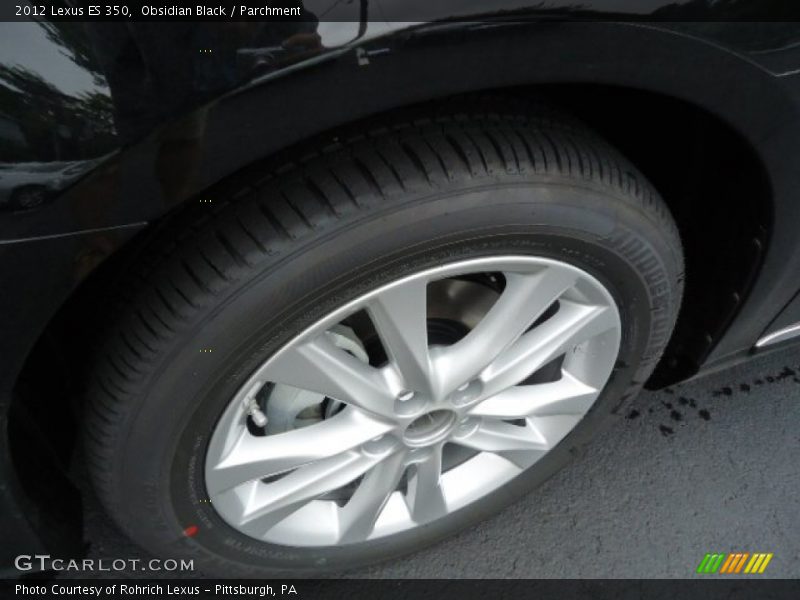 Obsidian Black / Parchment 2012 Lexus ES 350