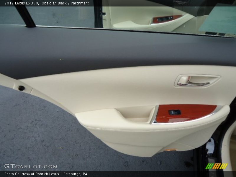 Obsidian Black / Parchment 2012 Lexus ES 350