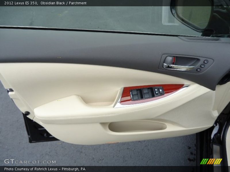 Obsidian Black / Parchment 2012 Lexus ES 350