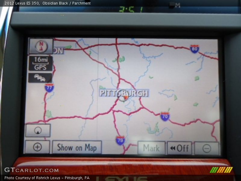 Obsidian Black / Parchment 2012 Lexus ES 350