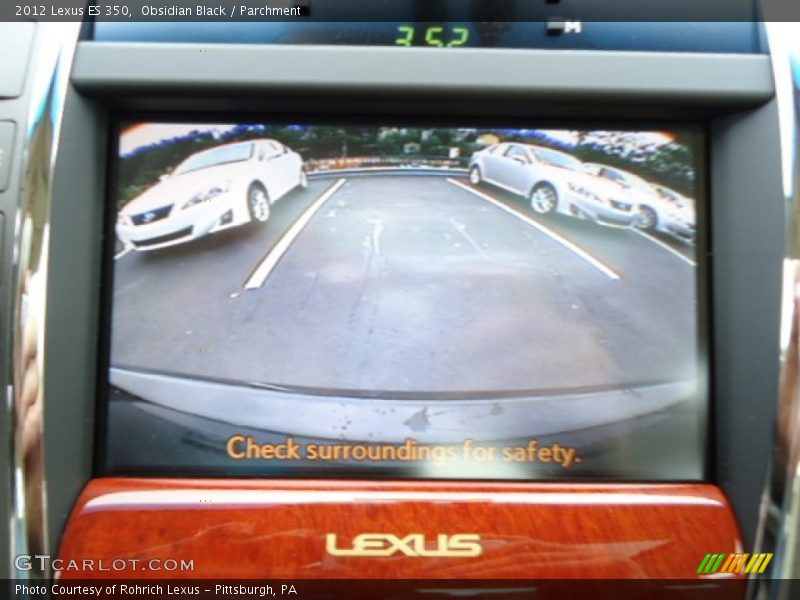 Obsidian Black / Parchment 2012 Lexus ES 350