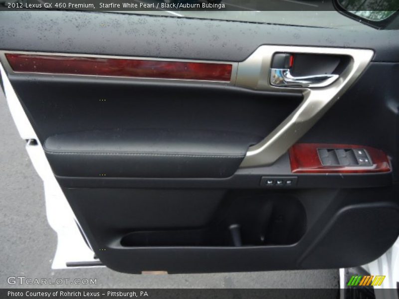 Starfire White Pearl / Black/Auburn Bubinga 2012 Lexus GX 460 Premium