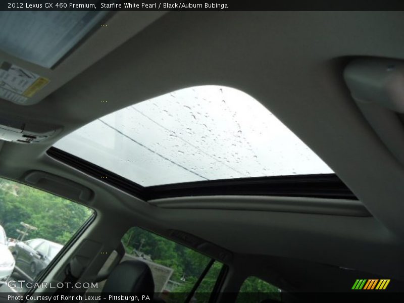 Starfire White Pearl / Black/Auburn Bubinga 2012 Lexus GX 460 Premium