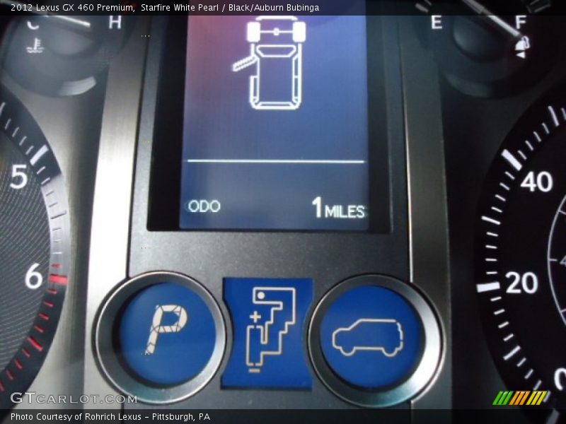 Starfire White Pearl / Black/Auburn Bubinga 2012 Lexus GX 460 Premium