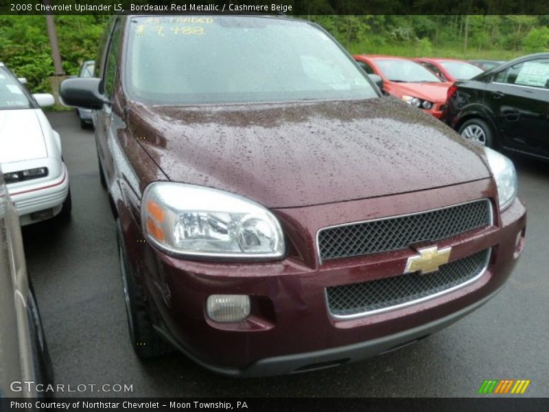 Bordeaux Red Metallic / Cashmere Beige 2008 Chevrolet Uplander LS
