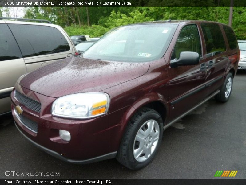 Bordeaux Red Metallic / Cashmere Beige 2008 Chevrolet Uplander LS