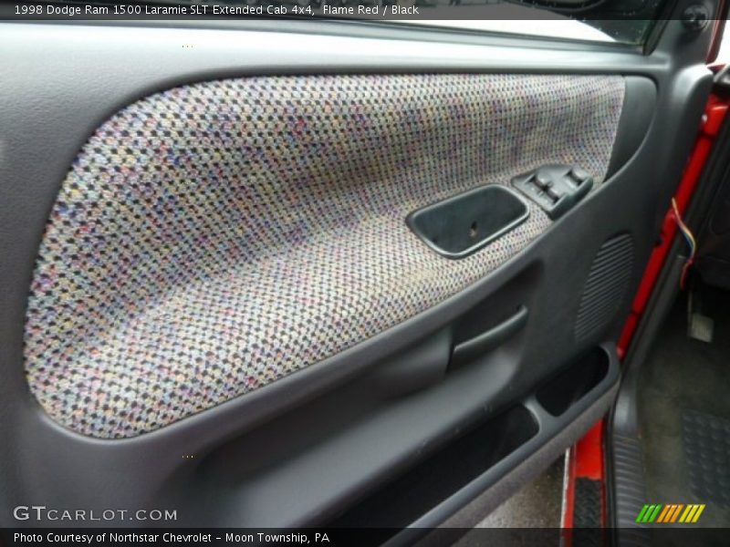 Flame Red / Black 1998 Dodge Ram 1500 Laramie SLT Extended Cab 4x4