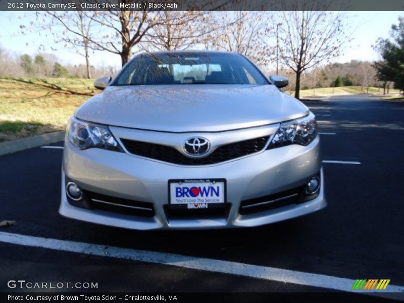 Classic Silver Metallic / Black/Ash 2012 Toyota Camry SE
