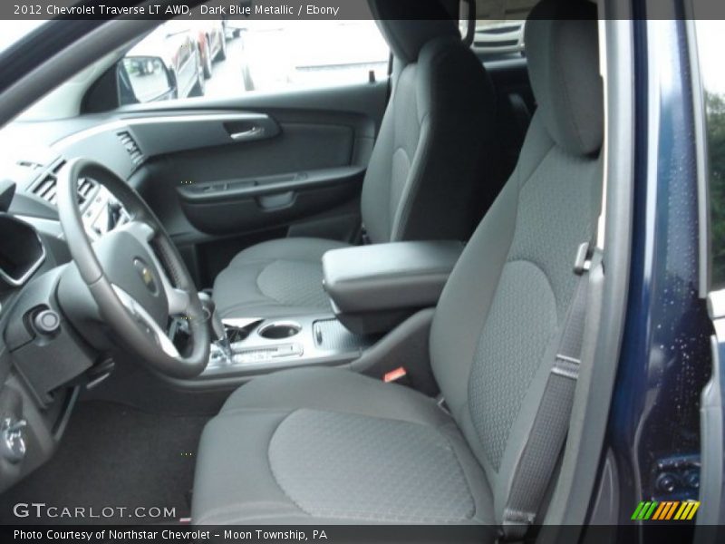 Dark Blue Metallic / Ebony 2012 Chevrolet Traverse LT AWD