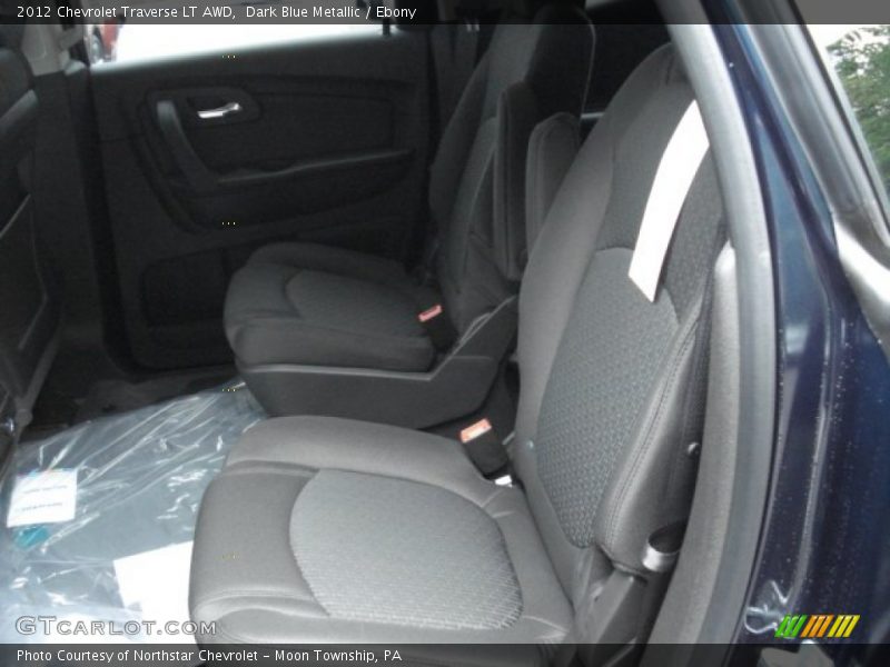 Dark Blue Metallic / Ebony 2012 Chevrolet Traverse LT AWD