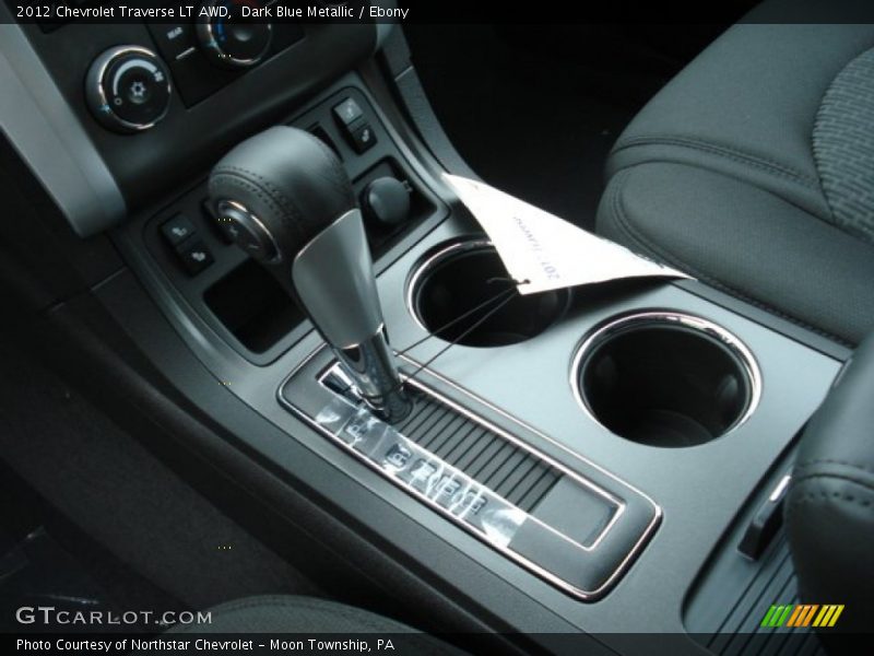 Dark Blue Metallic / Ebony 2012 Chevrolet Traverse LT AWD