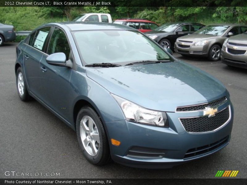 Black Granite Metallic / Jet Black 2012 Chevrolet Cruze LT