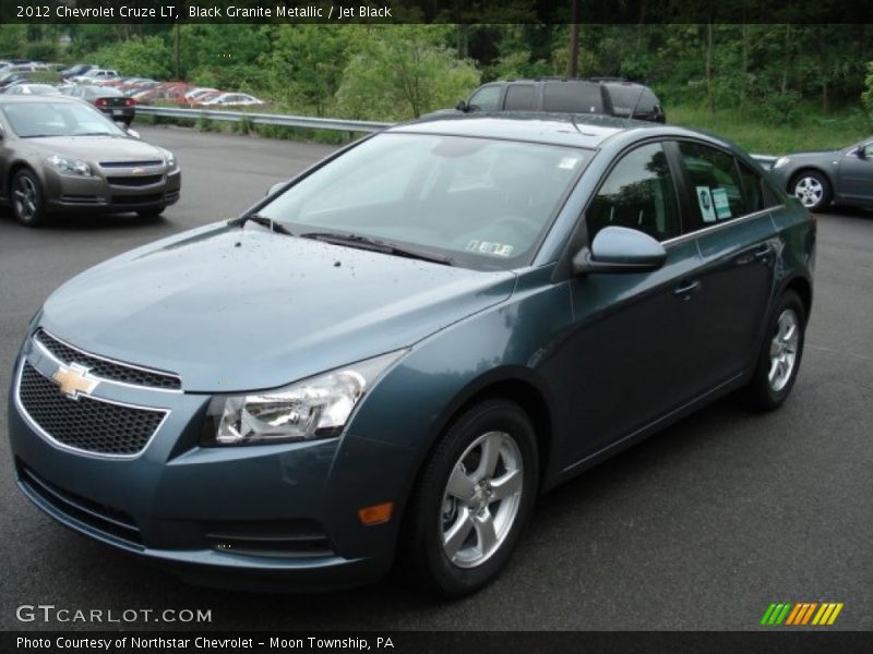 Black Granite Metallic / Jet Black 2012 Chevrolet Cruze LT
