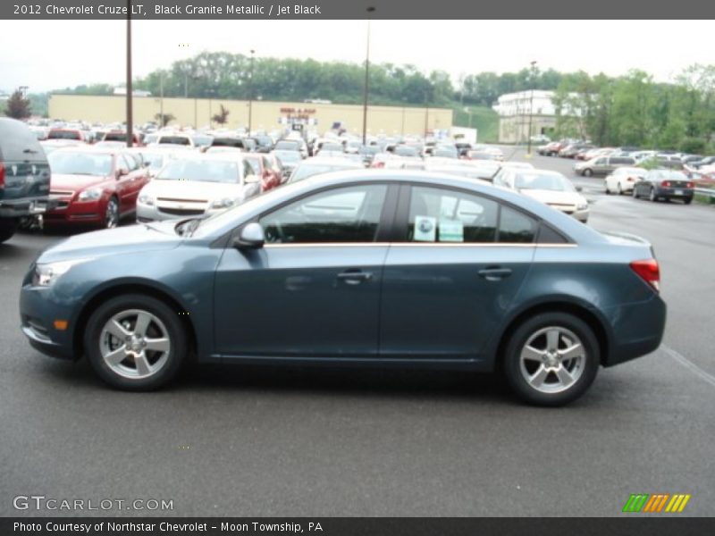 Black Granite Metallic / Jet Black 2012 Chevrolet Cruze LT
