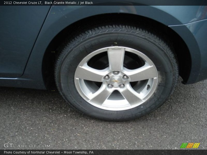 Black Granite Metallic / Jet Black 2012 Chevrolet Cruze LT