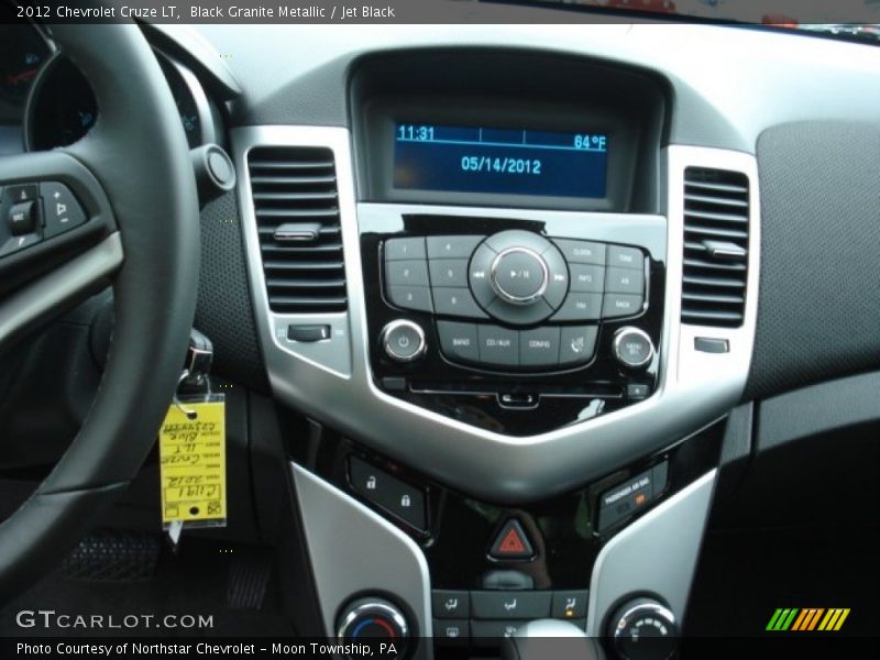Black Granite Metallic / Jet Black 2012 Chevrolet Cruze LT