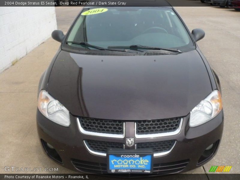 Deep Red Pearlcoat / Dark Slate Gray 2004 Dodge Stratus ES Sedan