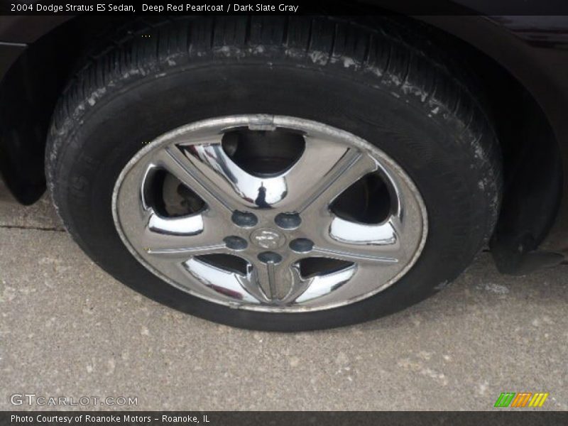 Deep Red Pearlcoat / Dark Slate Gray 2004 Dodge Stratus ES Sedan