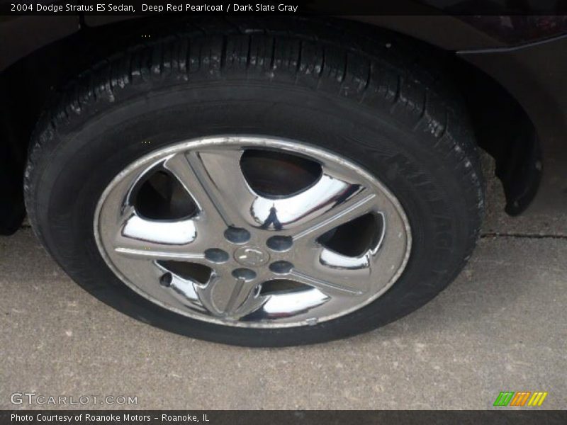 Deep Red Pearlcoat / Dark Slate Gray 2004 Dodge Stratus ES Sedan