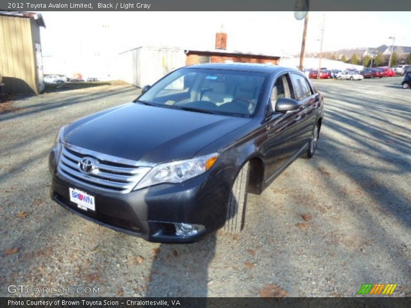 Black / Light Gray 2012 Toyota Avalon Limited