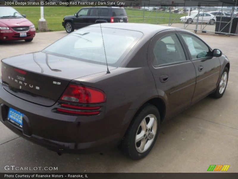 Deep Red Pearlcoat / Dark Slate Gray 2004 Dodge Stratus ES Sedan