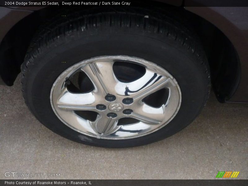 Deep Red Pearlcoat / Dark Slate Gray 2004 Dodge Stratus ES Sedan