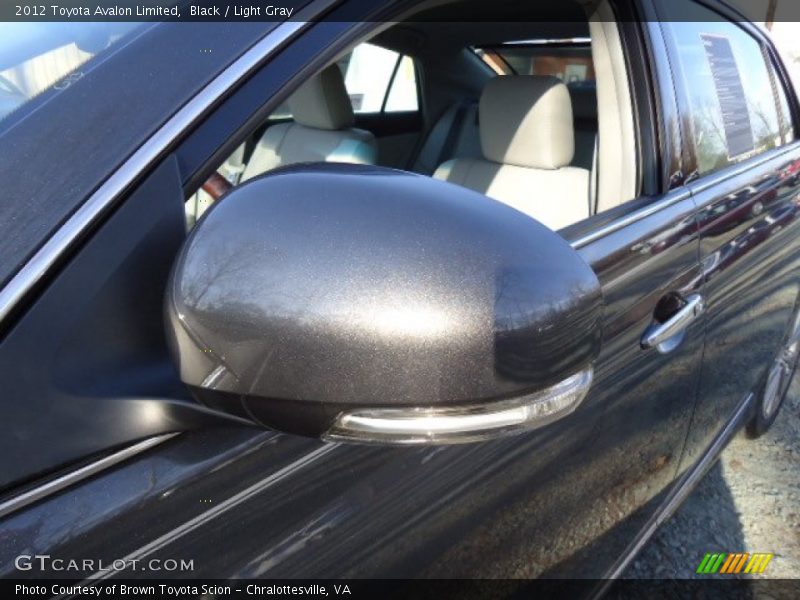 Black / Light Gray 2012 Toyota Avalon Limited