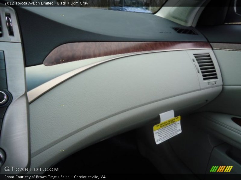 Black / Light Gray 2012 Toyota Avalon Limited