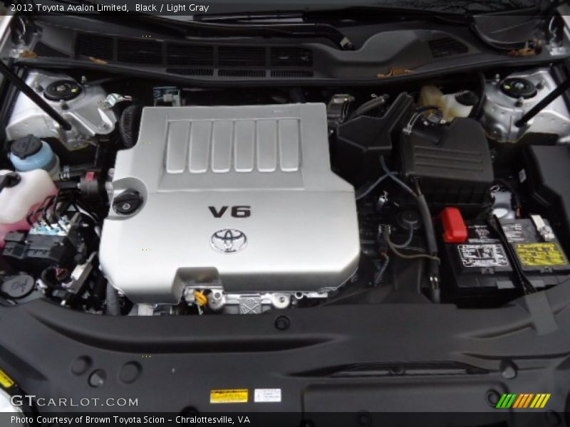 Black / Light Gray 2012 Toyota Avalon Limited