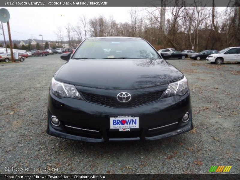 Attitude Black Metallic / Black/Ash 2012 Toyota Camry SE
