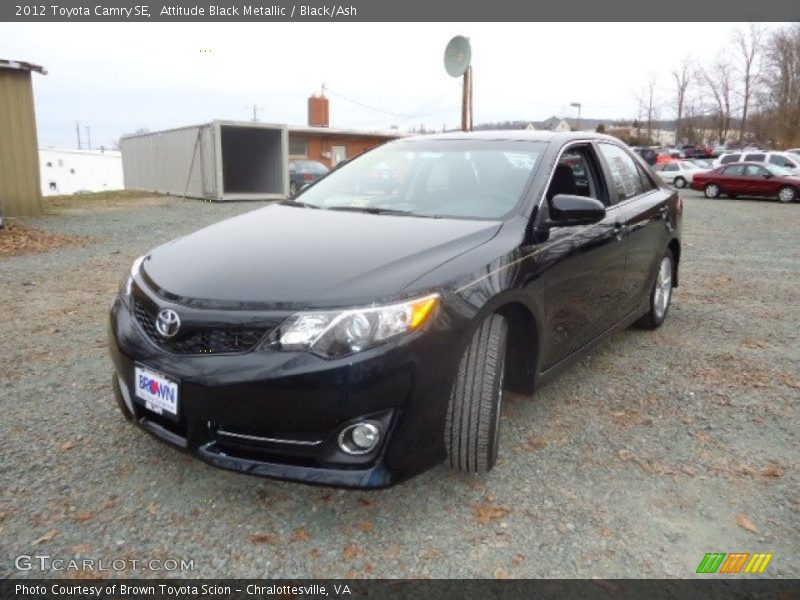 Attitude Black Metallic / Black/Ash 2012 Toyota Camry SE