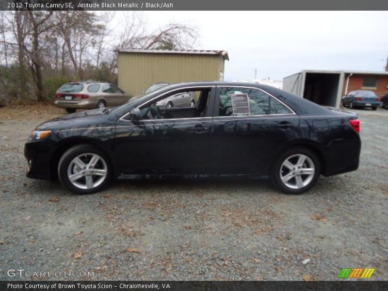 Attitude Black Metallic / Black/Ash 2012 Toyota Camry SE