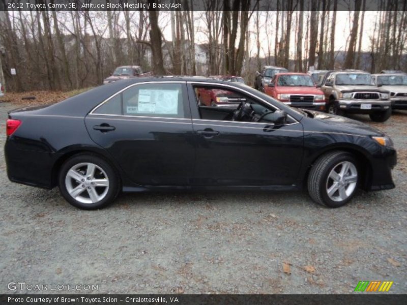 Attitude Black Metallic / Black/Ash 2012 Toyota Camry SE
