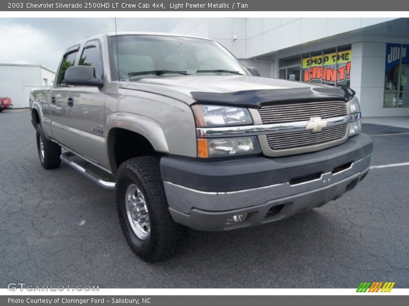 Light Pewter Metallic / Tan 2003 Chevrolet Silverado 2500HD LT Crew Cab 4x4