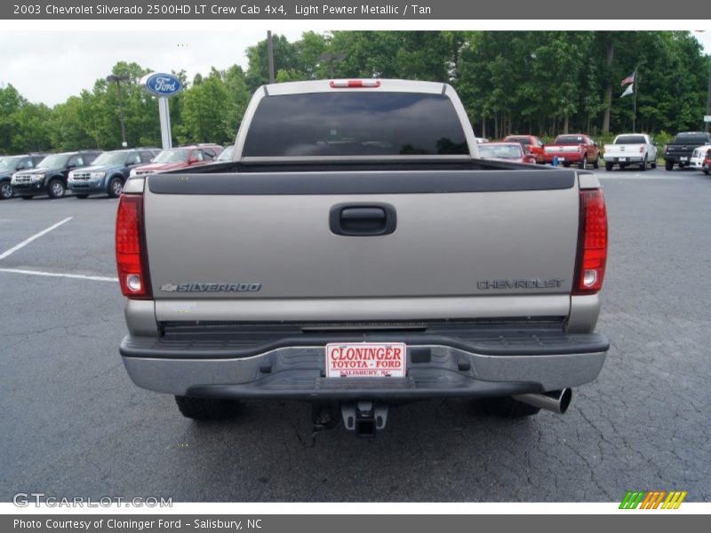 Light Pewter Metallic / Tan 2003 Chevrolet Silverado 2500HD LT Crew Cab 4x4