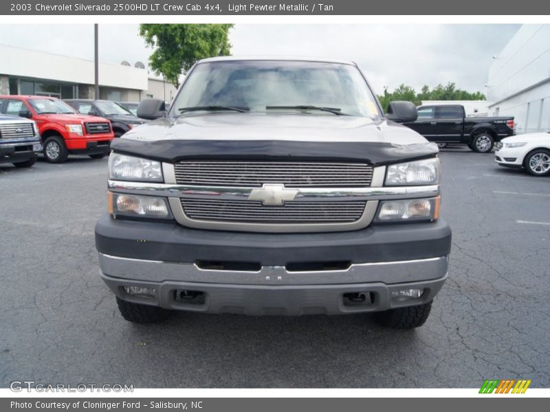 Light Pewter Metallic / Tan 2003 Chevrolet Silverado 2500HD LT Crew Cab 4x4