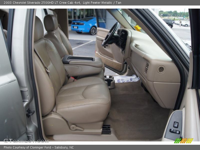 Light Pewter Metallic / Tan 2003 Chevrolet Silverado 2500HD LT Crew Cab 4x4