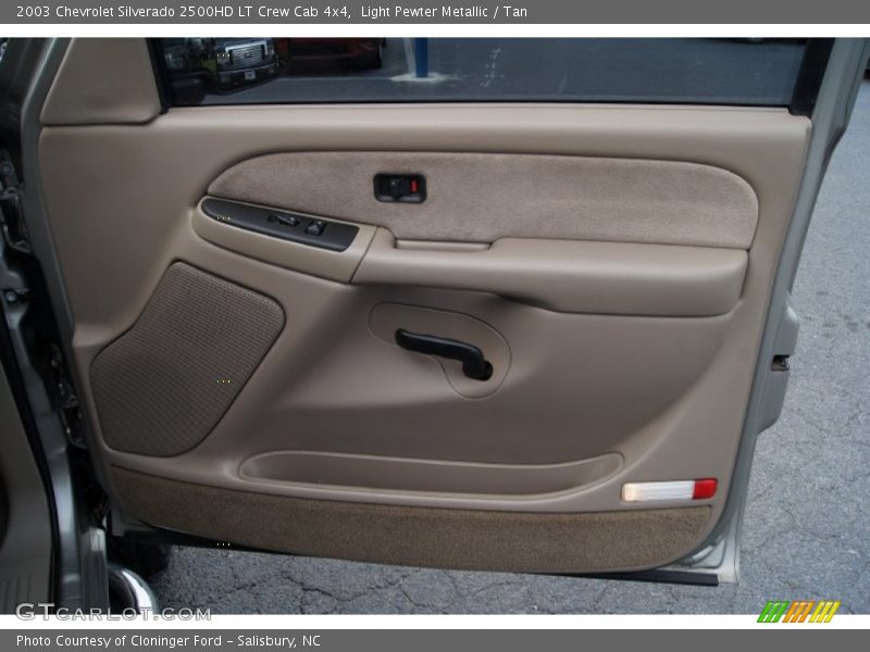Light Pewter Metallic / Tan 2003 Chevrolet Silverado 2500HD LT Crew Cab 4x4