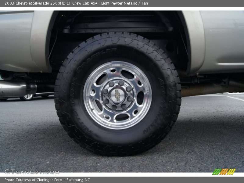 Light Pewter Metallic / Tan 2003 Chevrolet Silverado 2500HD LT Crew Cab 4x4