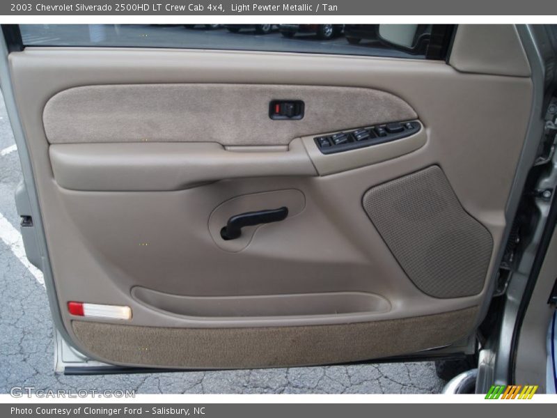 Light Pewter Metallic / Tan 2003 Chevrolet Silverado 2500HD LT Crew Cab 4x4